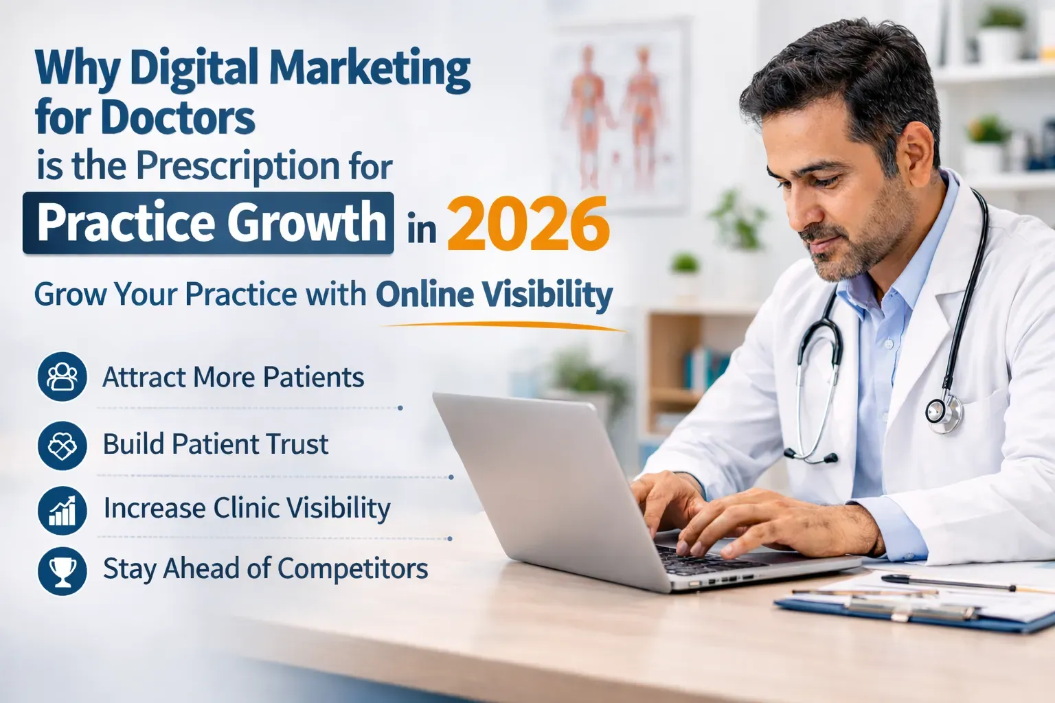 Why Digital Marketing for Doctors is the Prescription for Practice Growth in 2026